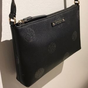 NWOT kate spade Haven Lane Ramey Crossbody Bag-Black Glitter Spots